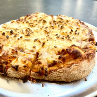 Pizza At Urban Vegan Kitchen In New York City