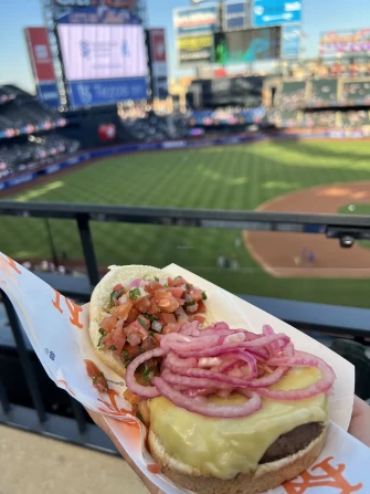 Vegan city burger At Vegan City - Citi Field