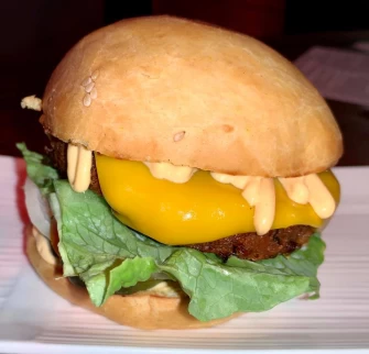 Burger At Vistro Burger In New York City