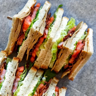 Sandwiche At A.T.M. Vegan Deli In Brooklyn