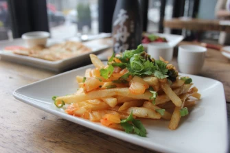 kimchifries At Amituofo Vegan Cuisine