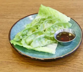 Vegetable Dumplings At Chun Vegetarian In Brooklyn