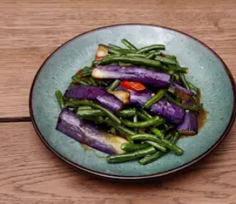 Eggplant Delight At Chun Vegetarian In Brooklyn