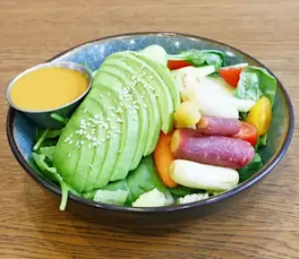 Avocado Salad At Chun Vegetarian In Brooklyn