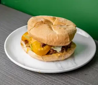 Vegan Hajji Burger At Fat Boy's Vegan Burgers