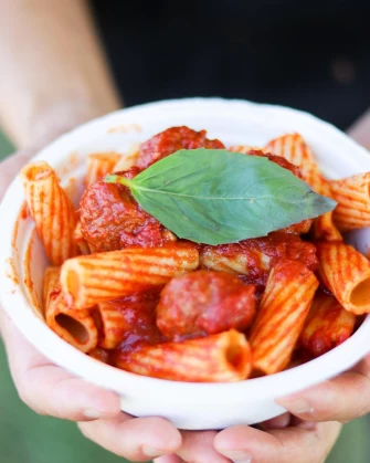 Pasta At Garden Carver In Brooklyn