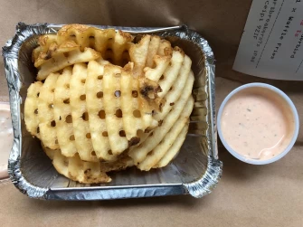 Waffle Fries At Hartbreakers In Brooklyn