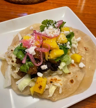 Vegan Food At Monk's Meats at Starr Bar