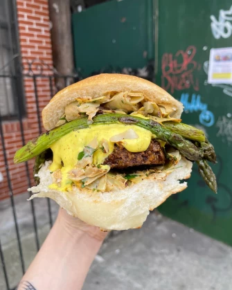 Vegan Sandwich At Toad Style In Brooklyn