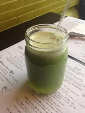 Fresh juices At Mae Mae Café In Bronx