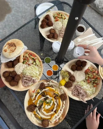 Vegan Food At Aba's Falafel In Rhinebeck