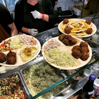 Vegan Food At Aba's Falafel In Rhinebeck