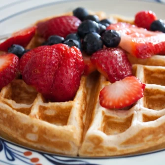 waffle At The Pureganic Cafe In Rye