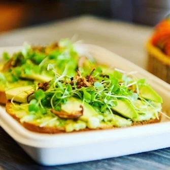Vegan Food At The Pureganic Cafe In Rye
