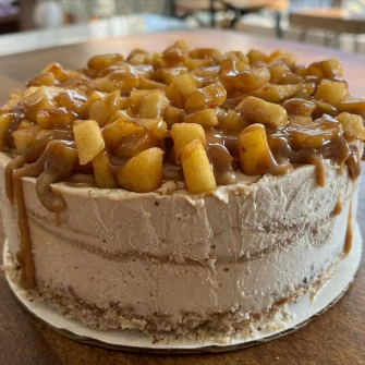 Caramel Apple Cheesecake At Sweet Soul Bakery In St James