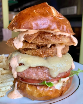 Vegan Sandwich At Strong Hearts In Syracuse