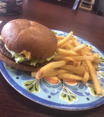 Burger At Veganos Kitchen