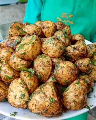 Vegan Food At Go Falafel - Charing Cross In London