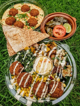 Vegan Food At Go Falafel - Charing Cross In London