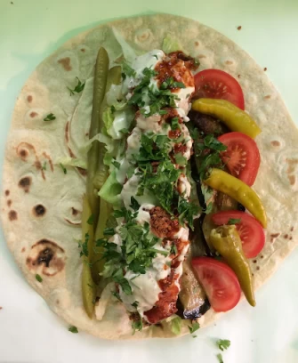 Vegan Food At Jerusalem Falafel In London