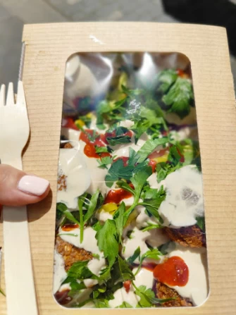 Vegan Food At Jerusalem Falafel In London