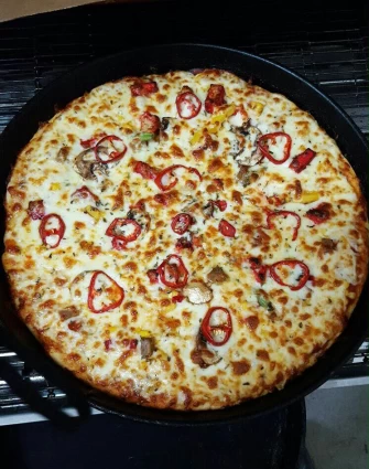 Vegan Pizza At The Veggie Chippy In Birmingham