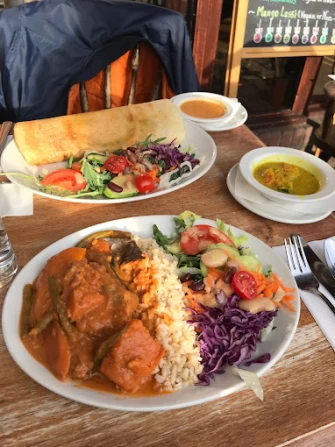 Vegan Food At Riverside Vegetaria In Kingston upon Thames