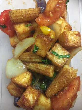 Vegan Food At Santok Maas In Croydon