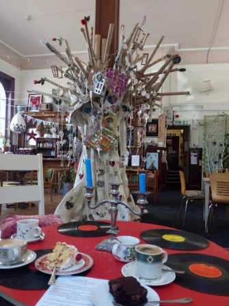 Vegetarian Food At The Art Bank Cafe In Shepton Mallet