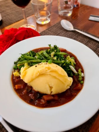 Vegetarian Food At The Bean Inn In St Ives