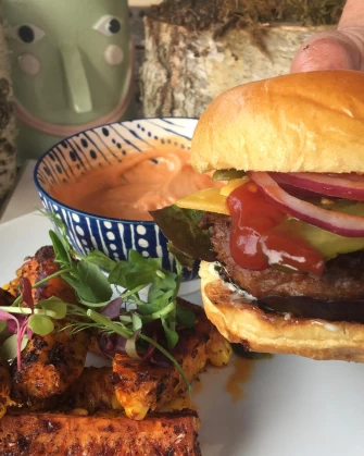 Vegetarian Food At The Pack Horse Cafe In Bridport