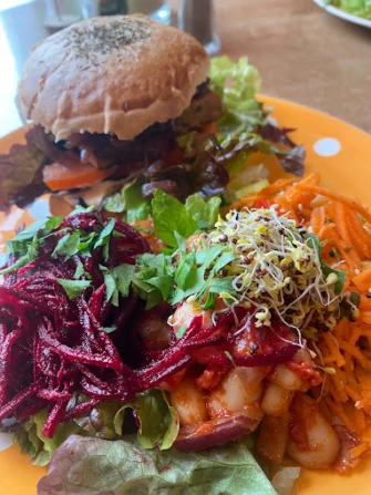 Vegetarian Food At Toucan Wholefoods Shop & Cafe In Minehead
