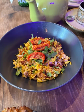 Vegetarian Food At The Chakra Lounge, Bakewell In Bakewell
