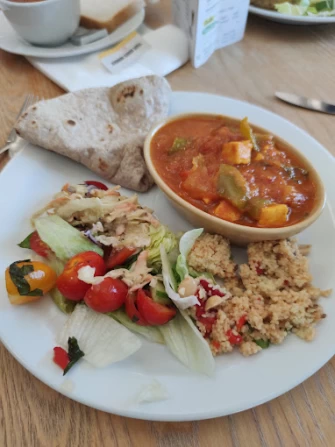 Vegetarian Food At The Mayor’s Cafe In Bedworth