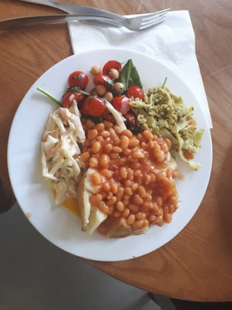 Vegetarian Food At The Mayor’s Cafe In Bedworth
