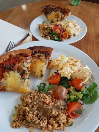 Vegetarian Food At The Mayor’s Cafe In Bedworth