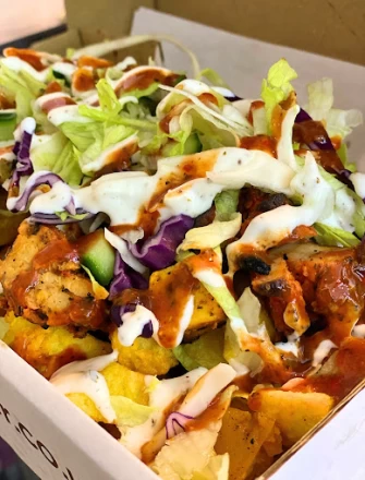Vegetarian Food At Veggie Fryer In Walsall