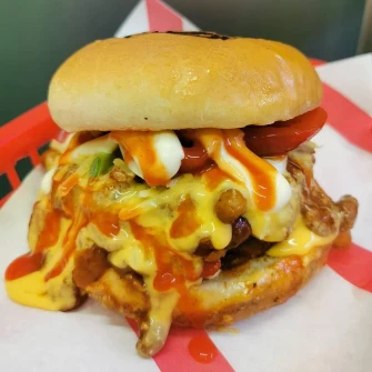 Vegan Burger At Hank’s Dirty Norwich In Norwich