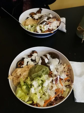Vegan Food At Moorish Falafel Bar In Norwich