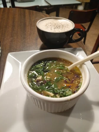 Vegan Food At Red Emma's Bookstore Coffeehouse In Baltimore