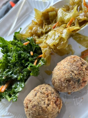 Vegan Food At The Land of Kush In Baltimore