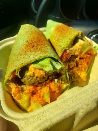 Vegan Food At Hippy Chick Hummus In Frederick