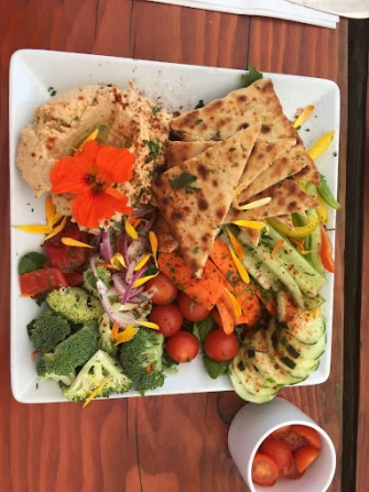 Vegan Food At The Mike’s Cafe and Wine Bar In Friday Harbor