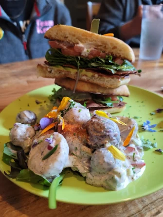 Vegan Food At The Mike’s Cafe and Wine Bar In Friday Harbor