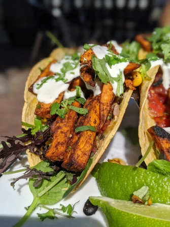 Vegan Food At The Mike’s Cafe and Wine Bar In Friday Harbor