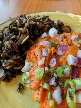 Vegan Food At The Park Side Cafe In olympia