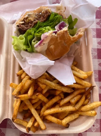 Vegan Food At Juicy J’s Smoked Burgers In olympia