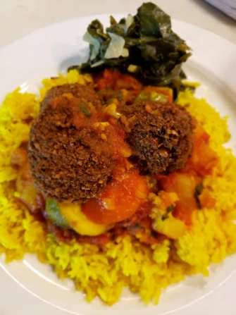 Vegan Food At Majani Restaurant In Chicago