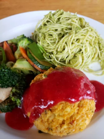 Vegan Food At Majani Restaurant In Chicago