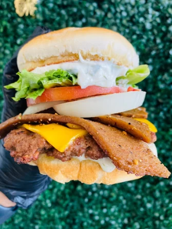 Vegan Berger At Plant Based Junkie In Chicago